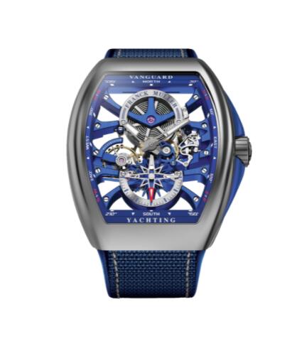 Franck Muller Vanguard Yachting Skeleton Replica Watch V 45 S6 SQT YACHTING ANC AC-BL